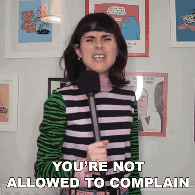 Youre Not Allowed To Complain Tara Mooknee GIF - Youre Not Allowed To Complain Tara Mooknee You Dont Have A Right To Complain GIFs