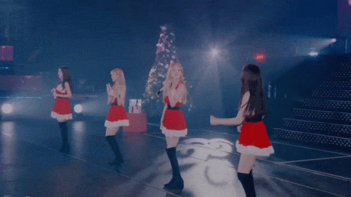 Blackpink Christmas GIF - Blackpink Christmas Dance GIFs