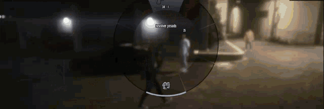 a screenshot of a video game with the word revolver on the screen