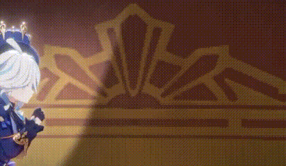 a cartoon character with a crown on her head is standing in front of a crown on a wall .