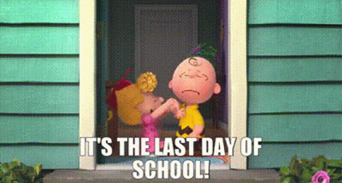 The Peanuts Movie Sally Brown GIF - The Peanuts Movie Sally Brown Its The Last Day Of School GIFs