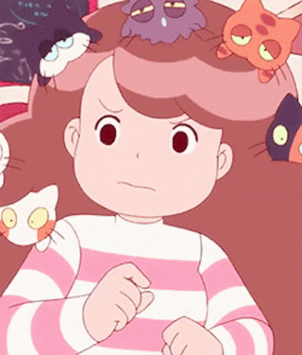 Bee And Puppycat Cats GIF - Bee And Puppycat Cats Cats In Hair GIFs