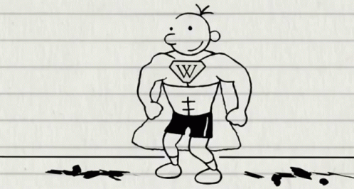 Superhero Or Super Zero GIF - Doodle Deflate Diary Of A Wimpy Kid GIFs