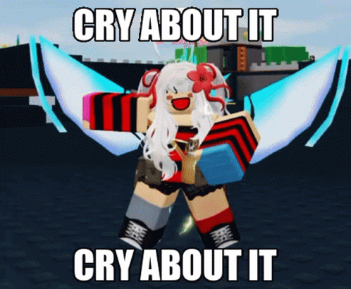 Combat Warriors Roblox GIF - Combat Warriors Roblox Cry About It GIFs