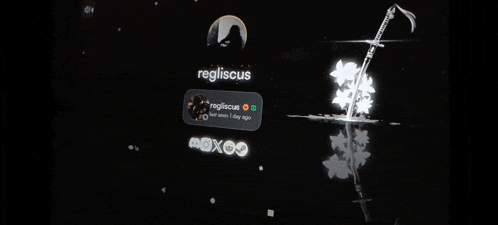 a screenshot of a video game with regiscus on it