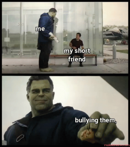 Short Friend Bully GIF - Short Friend Bully GIFs