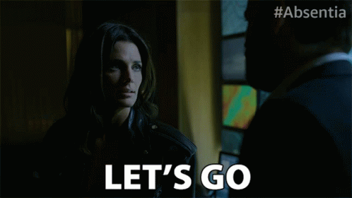 Lets Go Stana Katic GIF - Lets Go Stana Katic Special Agent Emily Byrne GIFs