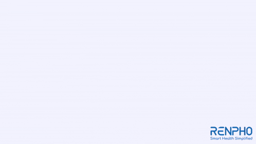 a renpho smart scale is displayed on a white background