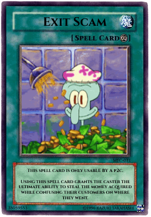 Exit Scam Spell Card GIF - Exit Scam Spell Card P2c GIFs