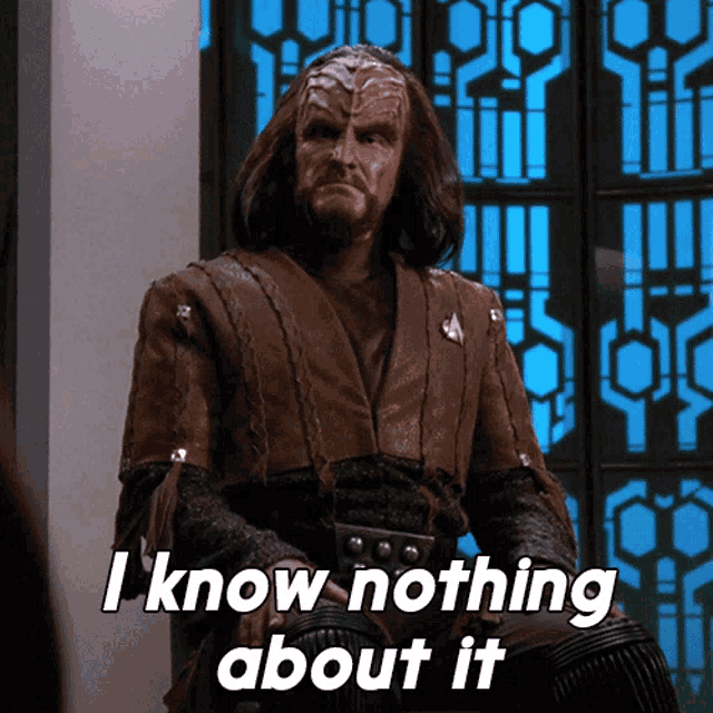 I Know Nothing About It J Dan GIF - I Know Nothing About It J Dan Star Trek GIFs
