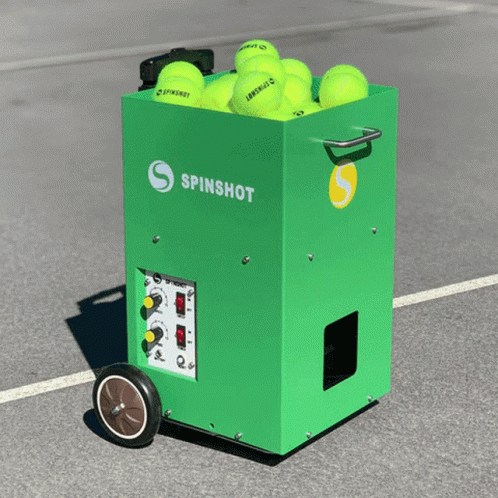 Tennis Ball Machine Spinshot Player For Sale GIF