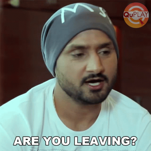 Are You Leaving Bhajji GIF - Are You Leaving Bhajji Harbhajan Singh GIFs
