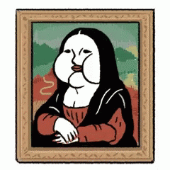 Animated Mona Lisa GIF - Animated Mona Lisa Laughing GIFs