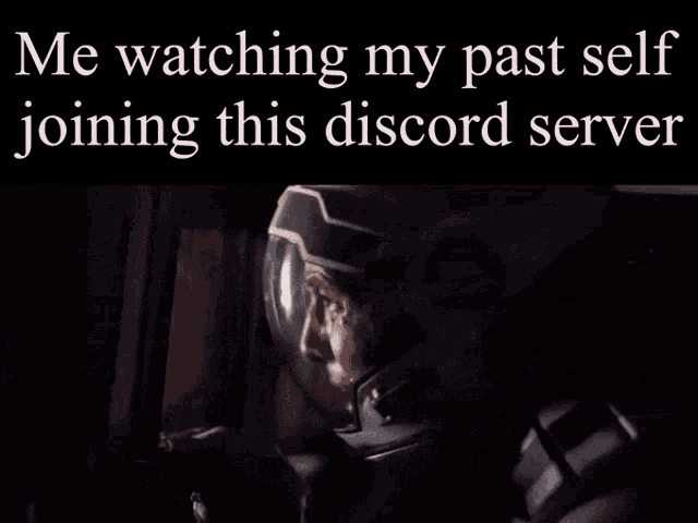 Me Watching My Past Self Discord Server GIF - Me Watching My Past Self Discord Server GIFs