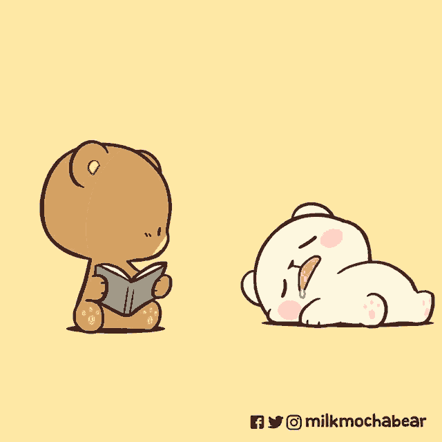 Milk Mocha Sleep Milk And Mocha Kiss GIF