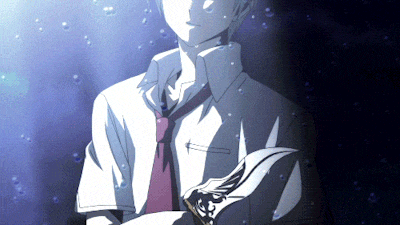 a man in a white shirt and tie is holding a feather