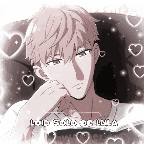 a cartoon of a man with the words loid solo de lula written below him