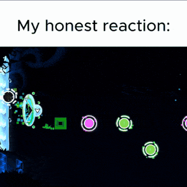 a poster that says ' my honest reaction ' on it