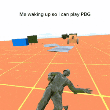 a toy soldier is holding a gun in a video game