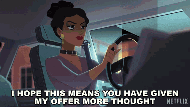 I Hope This Means You Have Given My Offer More Thought Marta Contreras GIF - I Hope This Means You Have Given My Offer More Thought Marta Contreras Sylvia Villagran GIFs