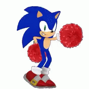 Sonic Pompoms GIF - Sonic Pompoms Cheerleader GIFs