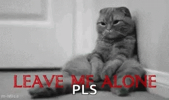 Cat Emo GIF - Cat Emo Leave Me Alone GIFs