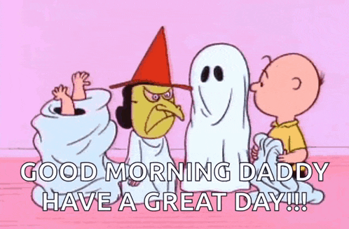 a cartoon of charlie brown , snoopy , and a witch standing next to each other .