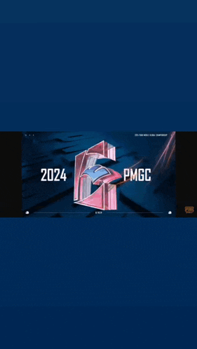 a blue background with a pink triangle in the middle of it