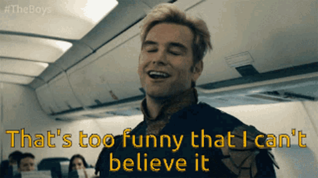 The Boys Thats Too Funny GIF - The Boys Thats Too Funny I Cant GIFs