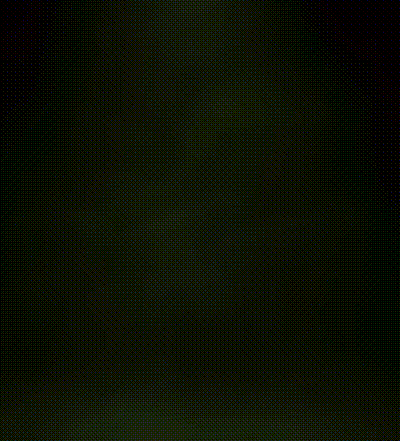 a green glowing circle on a black background