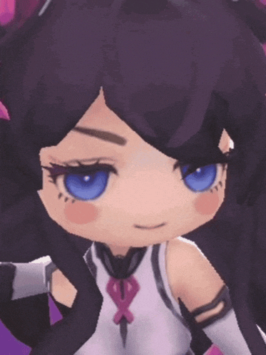 a close up of a girl with blue eyes