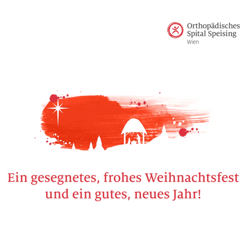 a christmas greeting card from orthopädisches spital speising wien