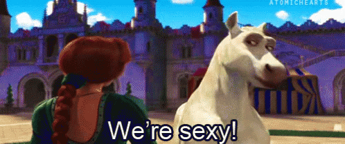 We'Re Sexy! GIF - Shrek Donkey Princess Fiona GIFs