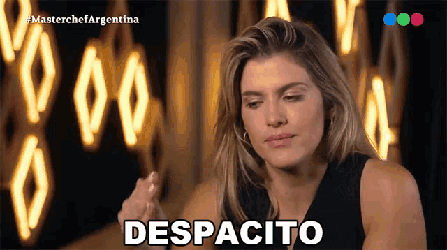 a woman says despacito in a video