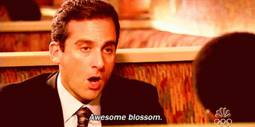 The Office Awesome Blossom GIF - The Office Awesome Blossom Michael Scott GIFs