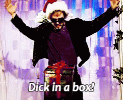 Dick In A Box Christmas GIF - Dick In A Box Christmas Gift GIFs