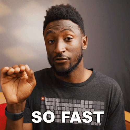 So Fast Marques Brownlee GIF - So Fast Marques Brownlee Super Quick GIFs