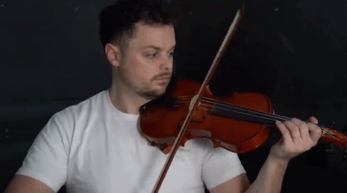 Playing Violin Rob Landes GIF - Playing Violin Rob Landes Violin Solo GIFs