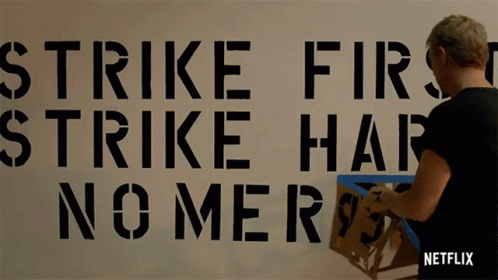 Strike First Strike Hard No Mercy William Zabka GIF - Strike First Strike Hard No Mercy William Zabka Johnny Lawrence GIFs