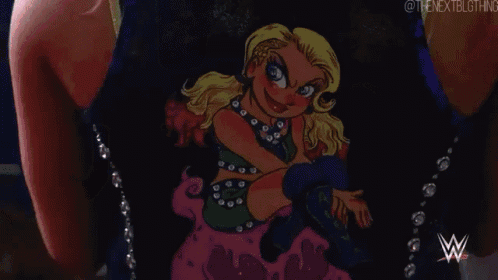 a woman is wearing a shirt that says ' kiddle me bliss ' on it