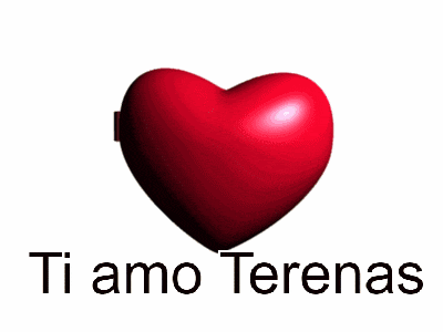a heart with a picture of a man and the words ti amo terenas