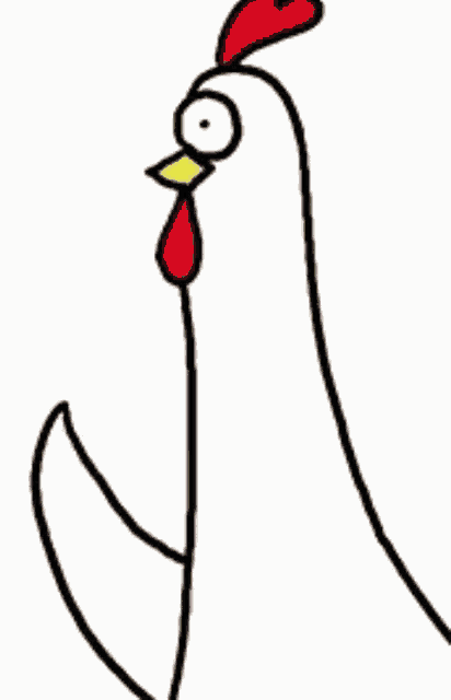 a drawing of a chicken with the word bro written on it