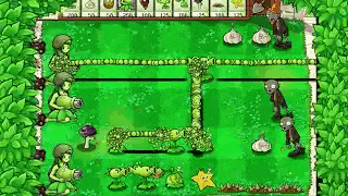 a screenshot of a video game called plants vs zombies with soldiers and zombies .