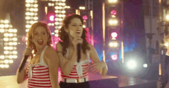 Anna Kendrick Brittany Snow GIF