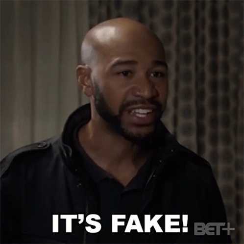 Its Fake Andrew GIF - Its Fake Andrew Ruthless GIFs