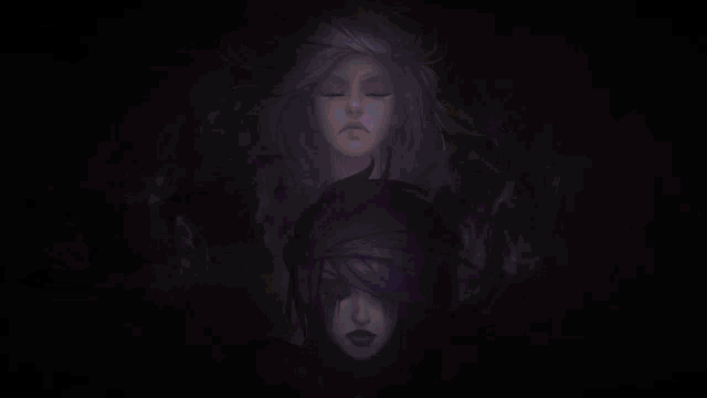 a glowing circle with a woman 's face inside of it