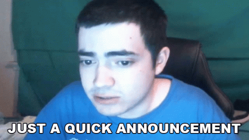 Just A Quick Announcement Jacob Arce GIF - Just A Quick Announcement Jacob Arce Jacob Mvpr GIFs