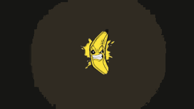 a yellow background with a picture of a cartoon character 's mouth and teeth