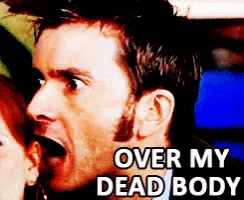 David Tennant Over My Dead Body GIF