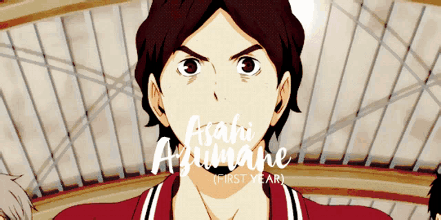 a picture of a person with the name asahi aoyamane on it